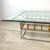 1970s Hollywood Regency Bamboo and Chrome Square Glass Coffee Table For Sale In Philadelphia - Image 6 of 18