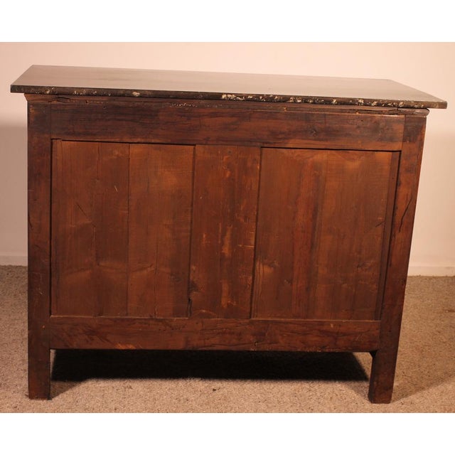 Early 19 Century French Chest of Drawers in Walnut For Sale - Image 5 of 13