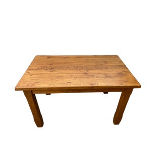 Vintage Farmhouse Dining Table in Oak, 1950 For Sale
