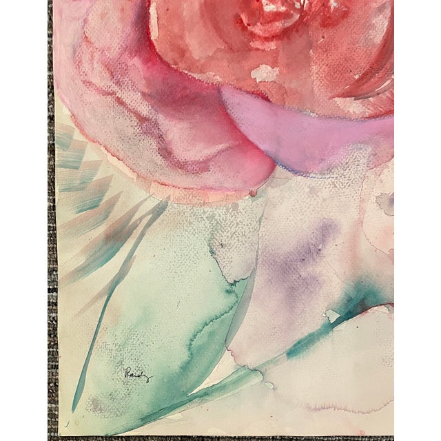 Watercolor on paper by artist Randy Ballano, signed lower left. Combined shipping available, please inquire.