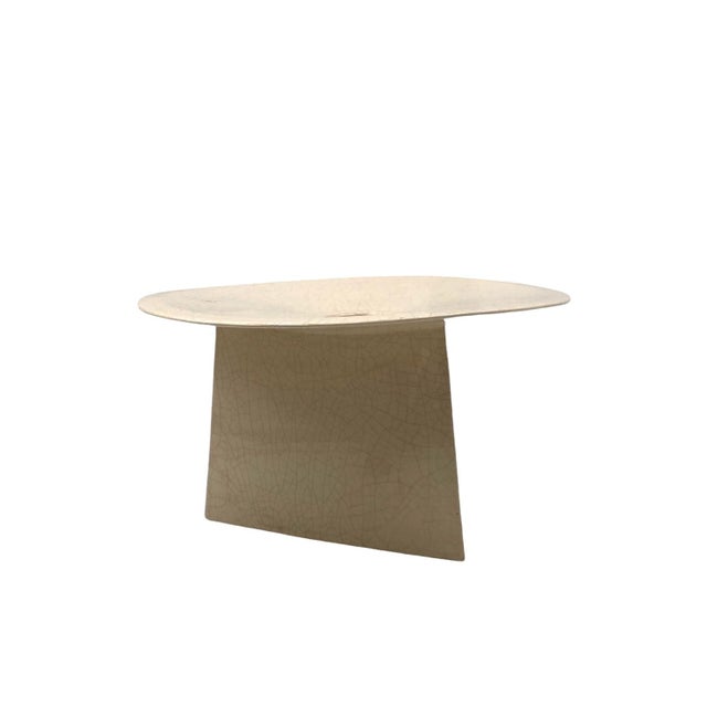 White Craquele Ceramic Vide Poche from Leduc, France, 1970s For Sale - Image 18 of 18