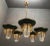 Crystal Brass Chandelier, 1970s For Sale - Image 9 of 10
