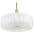 Metal Large German Murano Ice Glass Tubes Chandelier by Doria, 1970s For Sale - Image 7 of 7