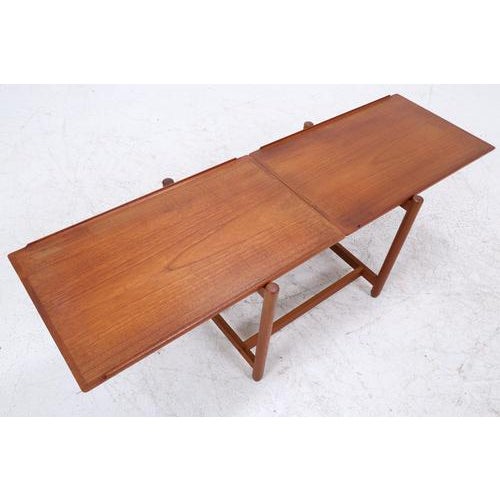 Mid-Century Danish Teak Bar Table by Poul Hundevad, 1960s For Sale - Image 10 of 15