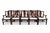 Add a daringly stylish statement to your dining room design with this extraordinary and rare set of 10 solid wood mahogany...