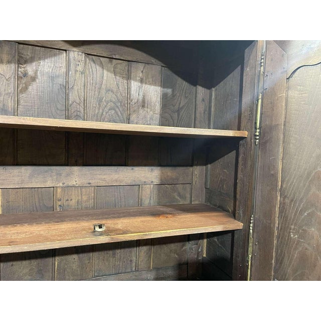 Brown Antique Cabinet in Oak and Chestnut, 1700s For Sale - Image 8 of 18