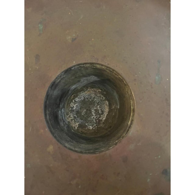 Japanese Antique Japanese Meiji Bronze Elephant Censer Pedestal Table For Sale - Image 3 of 14