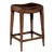 Saddle Seat Counter Stool, Bordeaux Finish For Sale