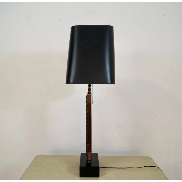 1950s 1950s Asian Modern Abacus Table Lamp For Sale - Image 5 of 12