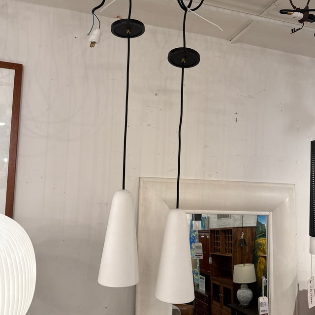 Jonathan Browning Studios Montfaucon Pendants, Pair For Sale - Image 9 of 13