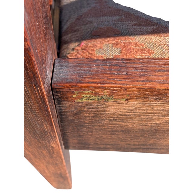 Charles Stickley Oak Armchair Circa 1909 For Sale - Image 18 of 18