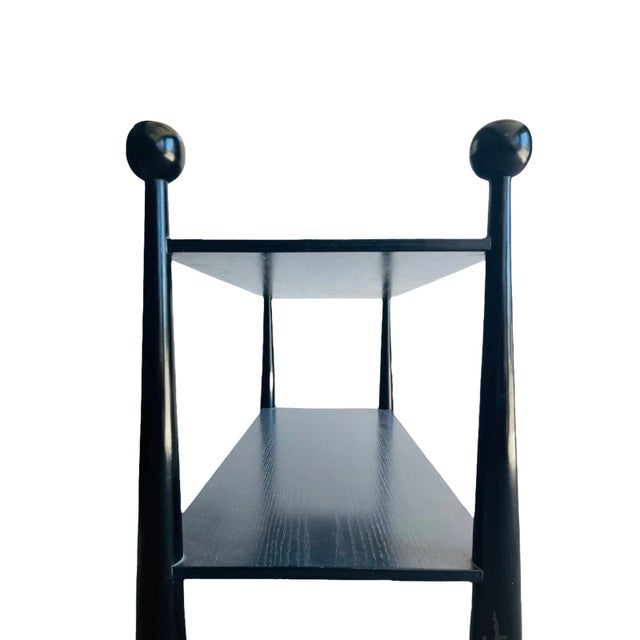 Mid 20th Century Two Tiered Console Table in the Manner of Jean Royère For Sale - Image 12 of 13