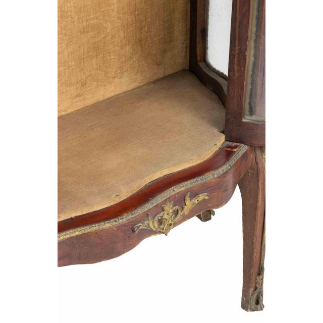 Display Cabinet with Mahogany and Glass, 1950s For Sale - Image 3 of 10