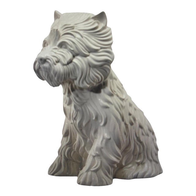 Jeff Koons (B. 1955) Puppy (Vase) Glazed White Ceramic Vase Multiple, 1998, With the Artist's Incised Signature and Date on the Underside For Sale