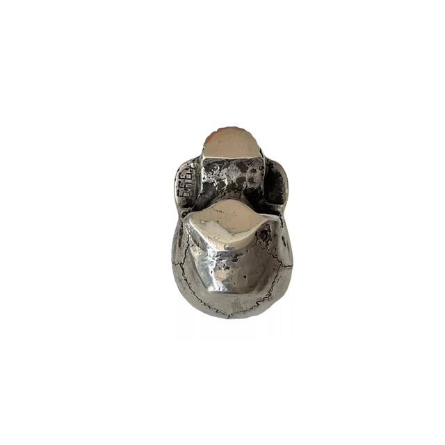 1980s 1980s Fine Contemporary .999 Silver Sculptural Paperweight For Sale - Image 5 of 6