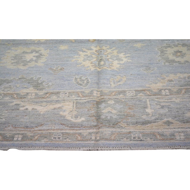 Contemporary Oushak Hand Knotted Wool Rug,8'X9'10" For Sale - Image 4 of 6