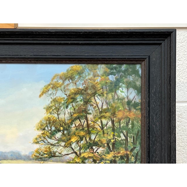 Realism Lush Tree Lined Towpath on the River Lagan in Northern Ireland by Irish Artist 1986 For Sale - Image 3 of 18