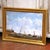 This atmospheric antique marine painting was crafted in France circa 1880. Executed in oil on canvas, the coastal scene...
