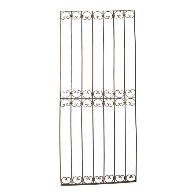 Antique Victorian Iron Gate or Garden Fence For Sale