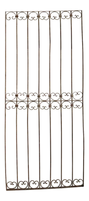 Antique Victorian Iron Gate or Garden Fence