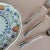 Mid 20th Century Single Setting Mismatched Vintage Silver Plated Flatware Full 5 Piece Table Setting for One For Sale - Image 5 of 5