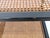 Vintage British Colonial Style Two-Tier Caned Coffee Table For Sale - Image 9 of 13