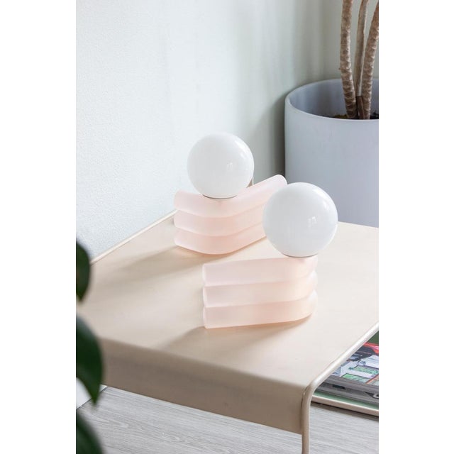 Contemporary Small Elio Lamps by Soft-Geometry, Set of 2 For Sale - Image 3 of 9