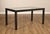 Contemporary Mitchell Gold + Bob Williams Modern Parsons Style Glass Top Dining Table For Sale - Image 3 of 18
