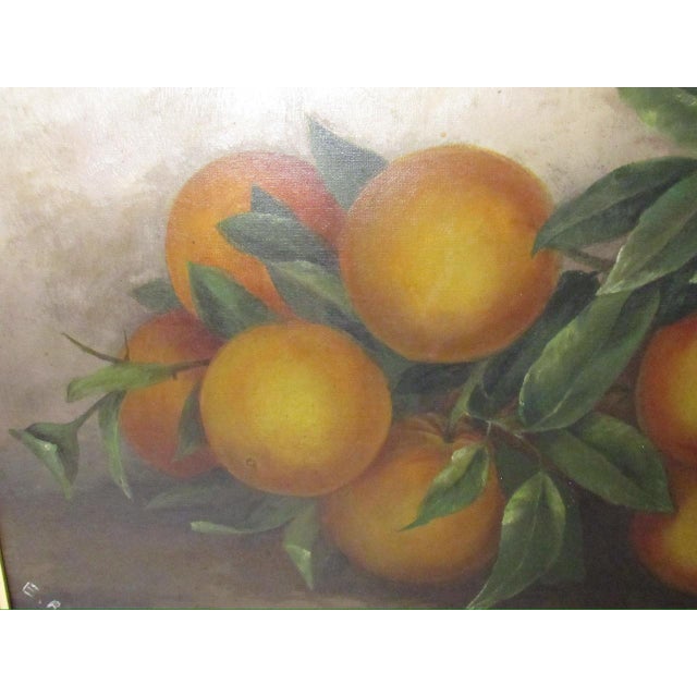 Late 19th Century Antique English Still Life Painting of Fruit For Sale - Image 5 of 14