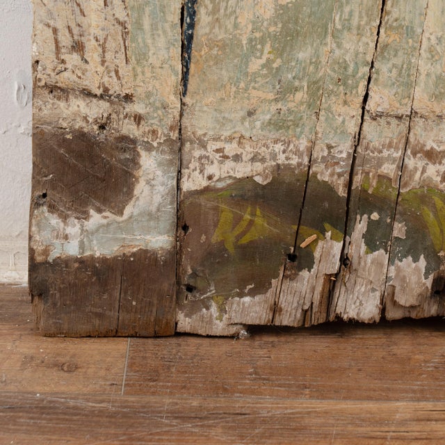 19th C. Original Oil on Wood Rustic Religious Painting of St.John the Evangelist For Sale - Image 12 of 13