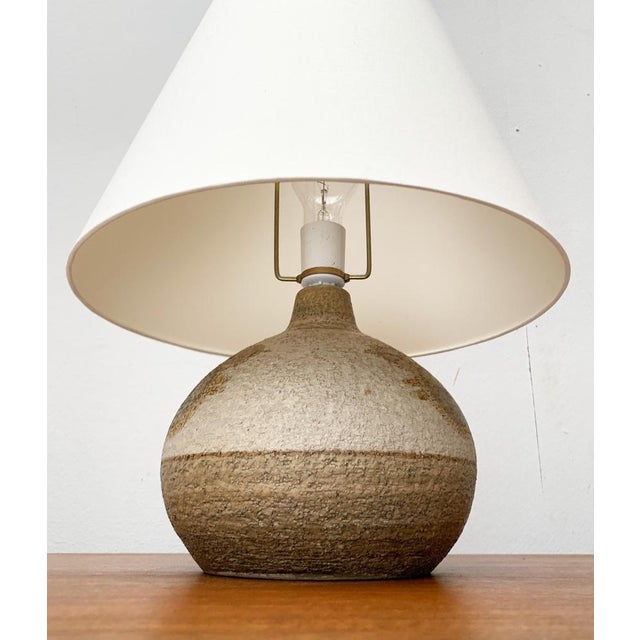 Mid-Century Modern Mid-Century Danish Stoneware Table Lamp from Søholm, 1960s For Sale - Image 3 of 18