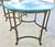 Vintage Labarge Side Tables Brass Glass Hoof Footed Octagonal Pair For Sale - Image 14 of 17