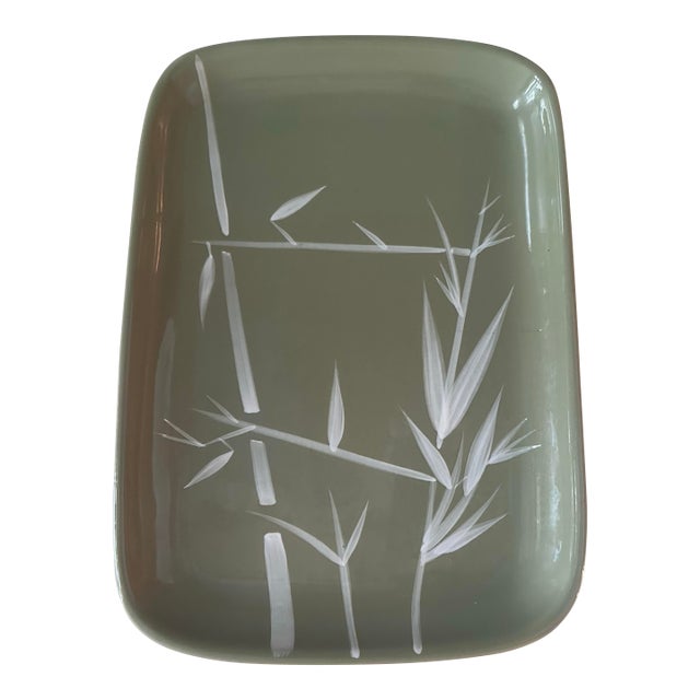 Mid Century Winfield Ware Bamboo Platter For Sale