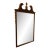 Traditional Hall Mirror, Mahogany and Gilt. For Sale
