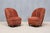 Mid-Century Modern Chairs in Dedar Chenille and Walnut from Guglielmo Ulrich, Italy, 1940s, Set of 2 For Sale - Image 3 of 17