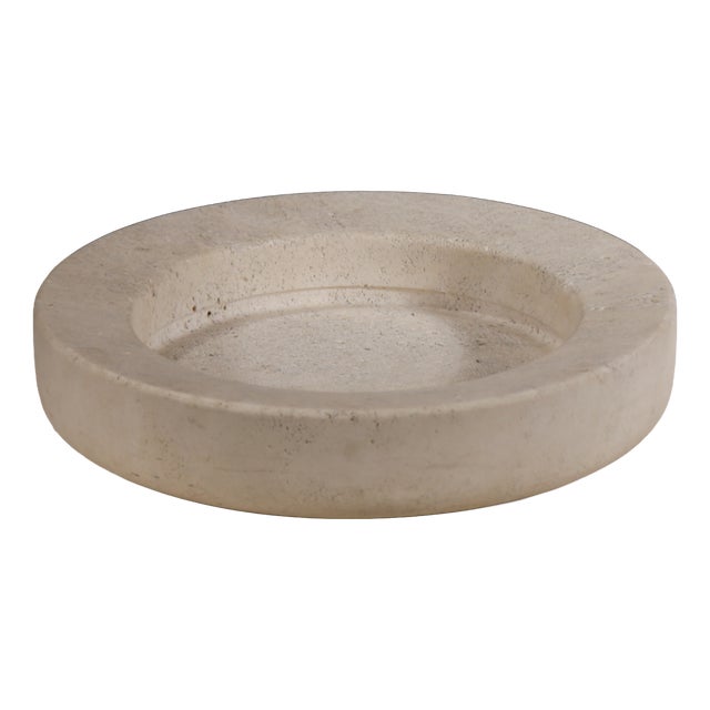Travertine Vide-Poche by Pier Alessandro Giusti & Egidio Di Rosa for Up & Up, 1970s For Sale