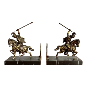 Neoclassical Bookends Roman Soldiers