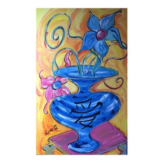 'Love II' Contemporary Acrylic Painting by David Harper 2015 For Sale