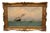 D King, Victorian Seascape with Harbour, 1890, Oil Painting, Framed For Sale