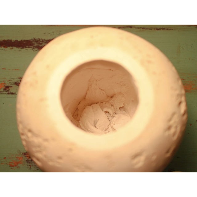 1980s 1980s Postmodern Jaru of California Faux Travertine Lidded Jar For Sale - Image 5 of 18