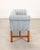 Royal Blue Georgian Chippendale Style Mahogany Upholstered Window Bench For Sale - Image 8 of 18
