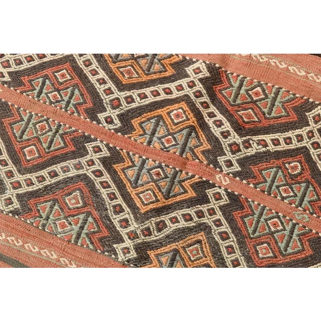 Handmade Kilim Rug For Sale - Image 5 of 11