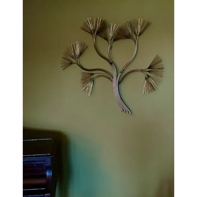 Curtis Jere 1987 Brass Cypress Tree For Sale - Image 11 of 12