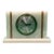 Vintage White Onyx Mantel Clock For Sale