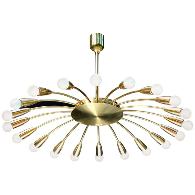 Italian Spider Chandelier from Stilnovo, 1950s For Sale - Image 8 of 8