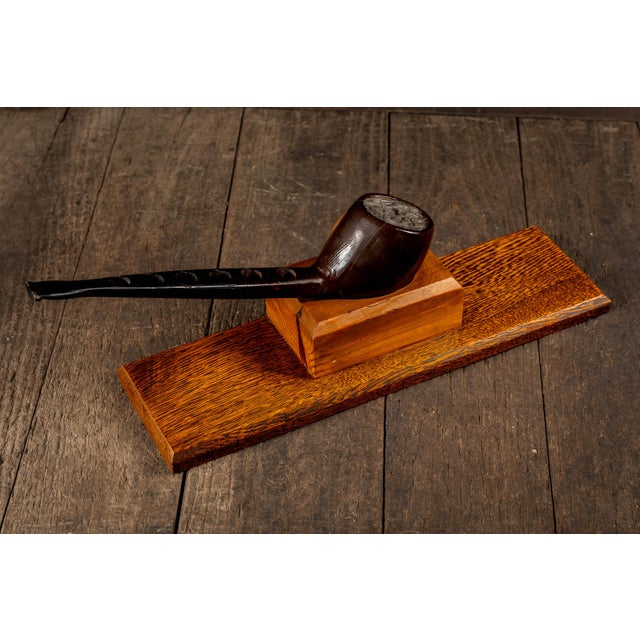 Mid-Century Modern Mid 20th Century Figural Pipe Presentation Stand For Sale - Image 3 of 8