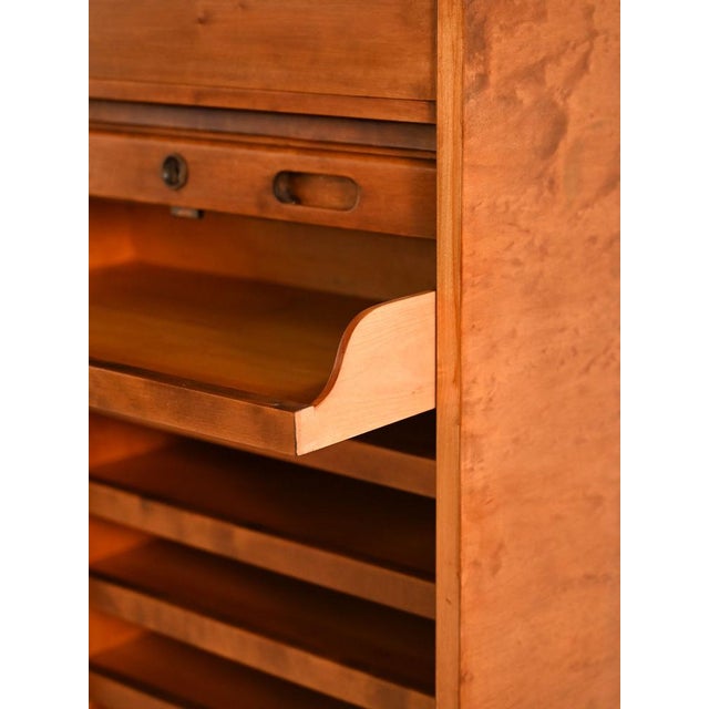 1930s Birch Shutter Wardrobe, 1940s For Sale - Image 5 of 8