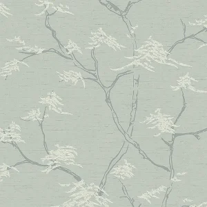 Sample - Borastapeter Temple Tree Wallpaper in Mineral