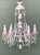 Vintage Check Cut Crystal Swag Chandelier For Sale - Image 4 of 12