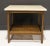 1950s Attributed to Paul McCobb for Directional Mahogany and Travertine Side or End Table For Sale - Image 5 of 9